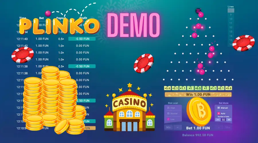 Plinko demo version - how to play risk-free